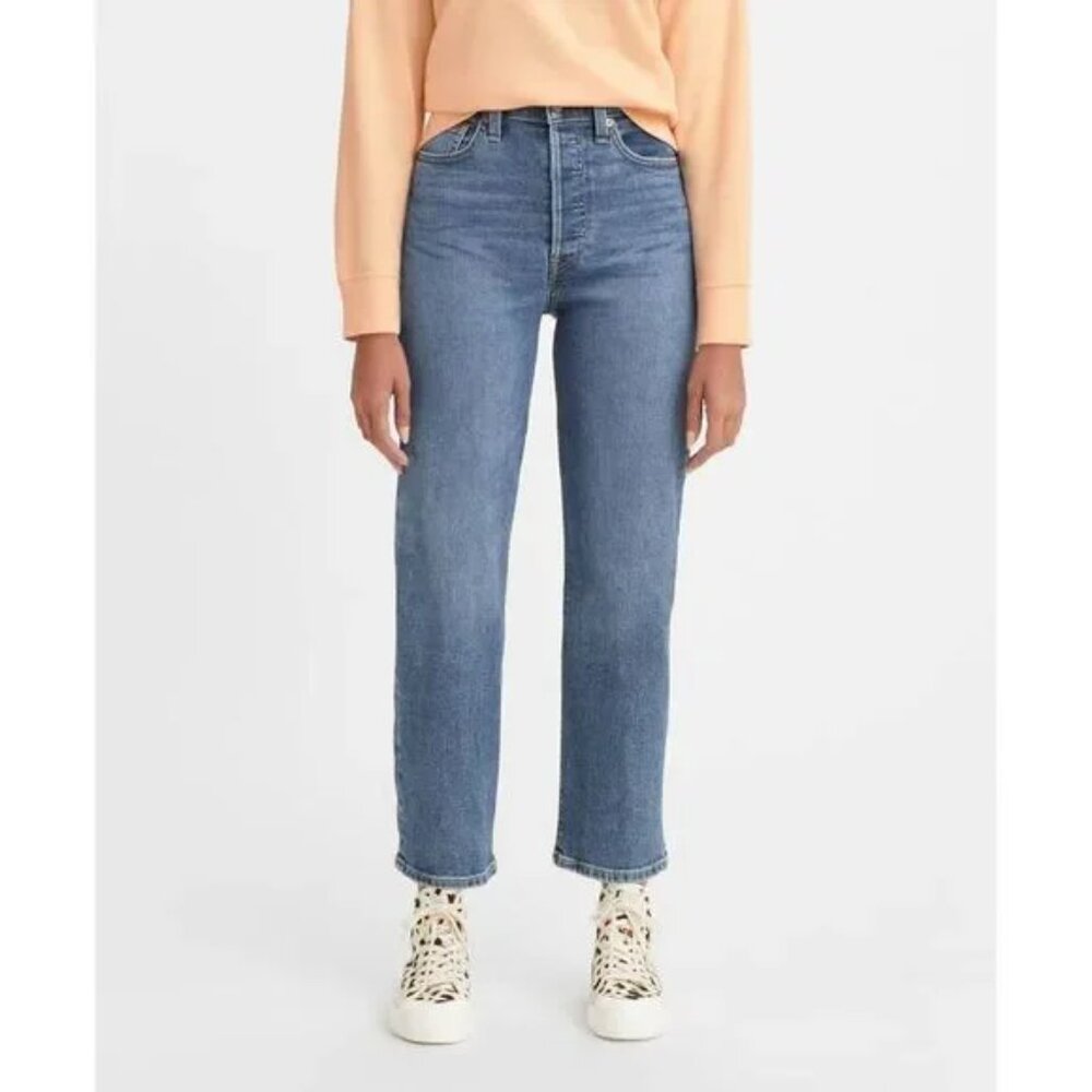 Levi's Blue Ankle & Cropped Jeans